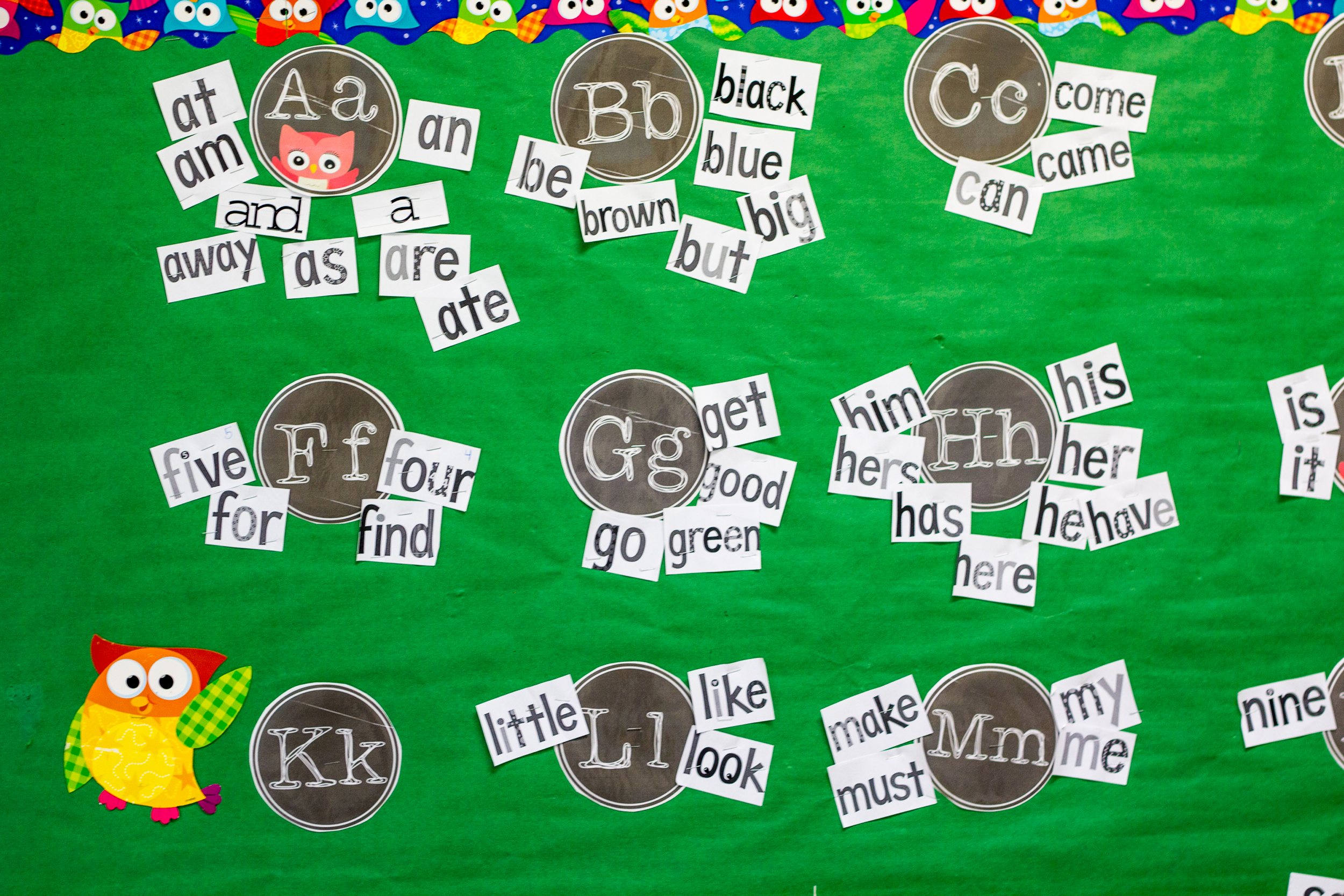 Alphabet Bulletin Board